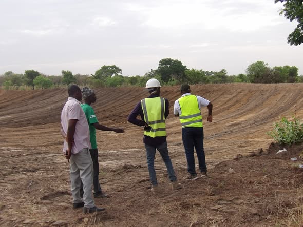 Sombo dam construction